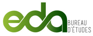 Logo EDA, bureau d'études thermique et énergétique – RE2020, ACV, audits