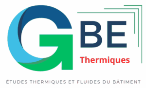 Logo GBE, bureau d'études thermique et énergétique – RE2020, ACV, audits